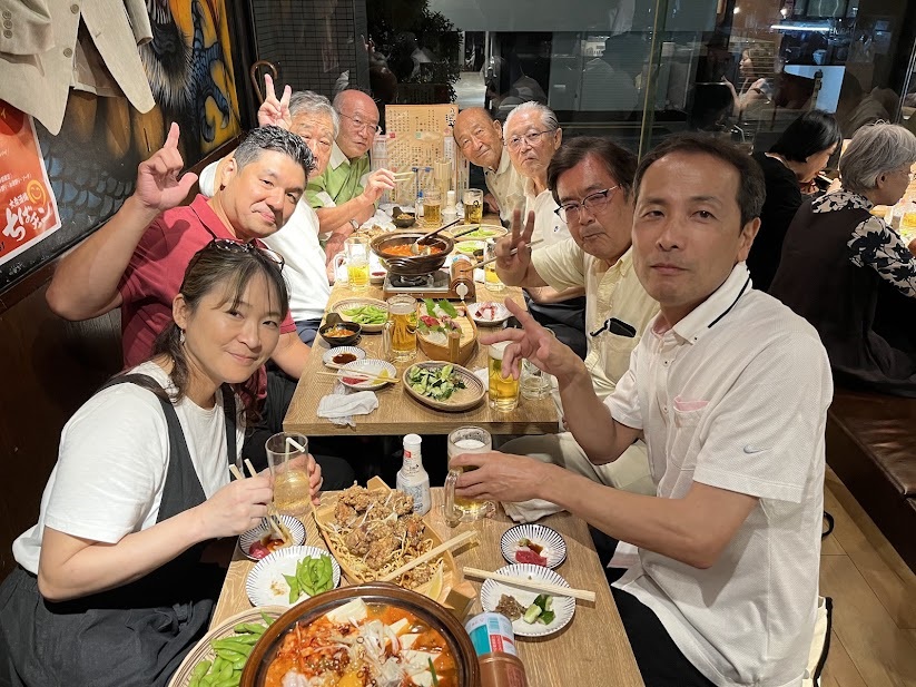 Social gathering (Party)　ちばチャン　本八幡店　２３人参加 　　　　　　料理のボリュームに驚きました。